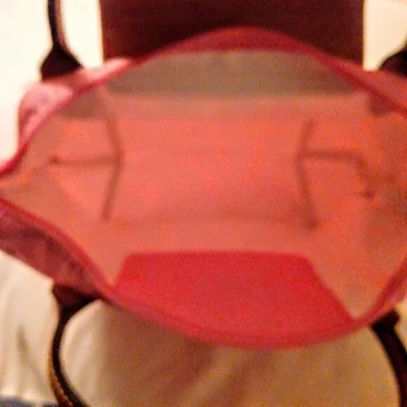 NWT Longchamp Le Pliage Small Pink Handbag - Picture 9 of 10